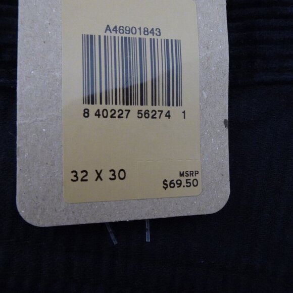 Levi's Corduroy Mom Jeans Women's Size 32x30 Black Cords High Rise - Picture 10 of 12
